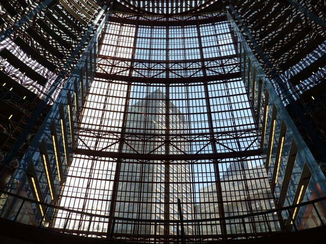 Thompson Center Atrium Glass Wall