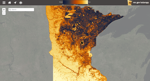 Minnesota Solar Suitability App