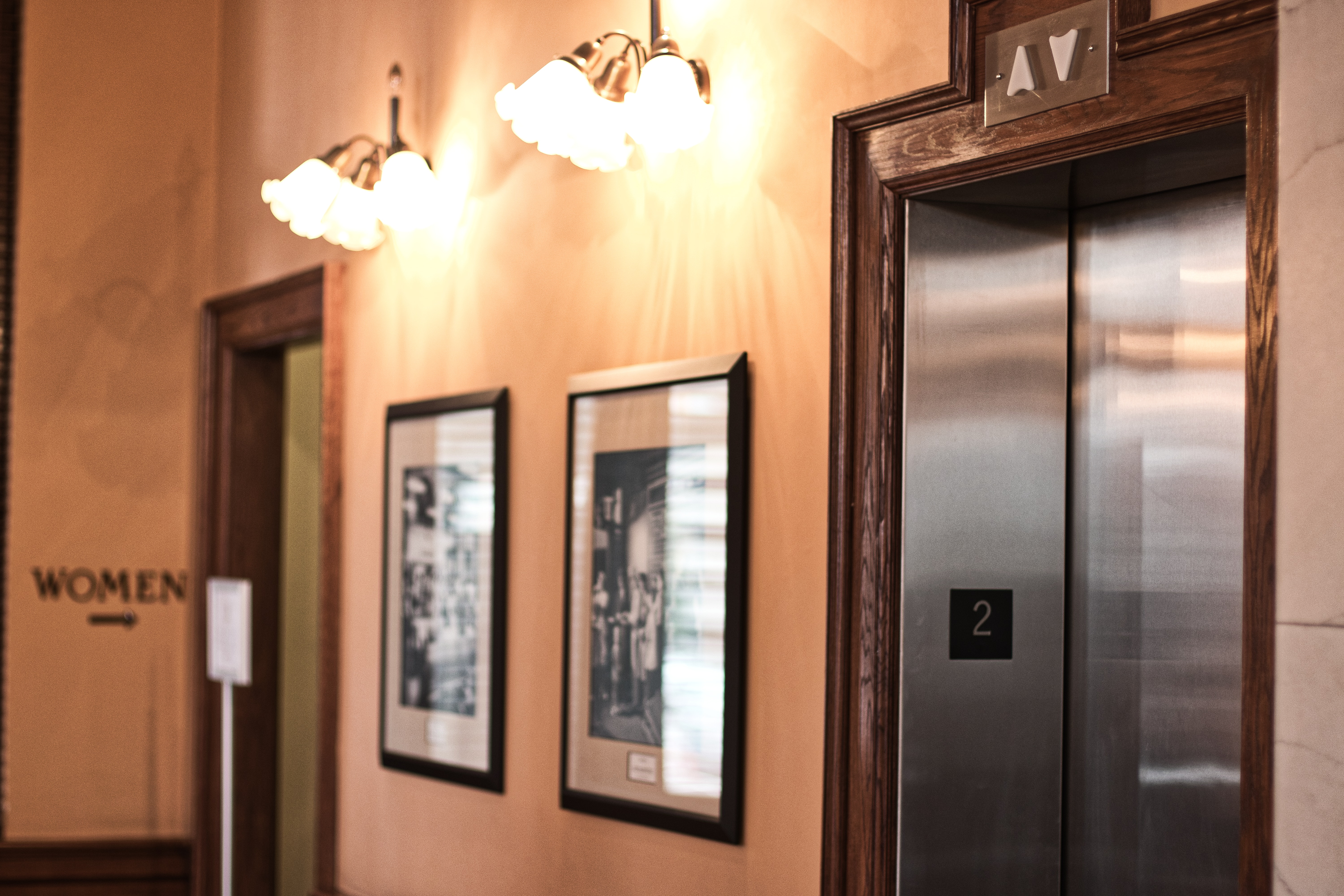 elevator-with-bright-warm-light